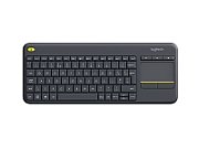 WIRELESS TOUCH KEYBOARD K400+/DARK - FRA - 2.4GHZ CENTRAL