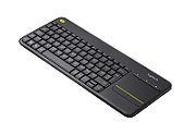 WIRELESS TOUCH KEYBOARD K400+/DARK - FRA - 2.4GHZ CENTRAL