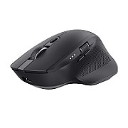 Mouse Trust Ozaa+, wireless RF 2.4GHz, bluetooth, conectivitate USB 1.1, 2.0, 3.0, rezolutie maxima 3200 DPI, negru