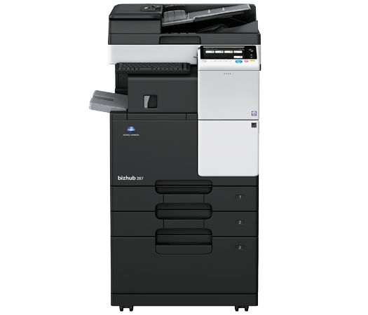 KONICA MINOLTA BIZHUB 287
cu toner TN-323- 23000 pagini si RADF DF-628 + Masa suport DK-514/513