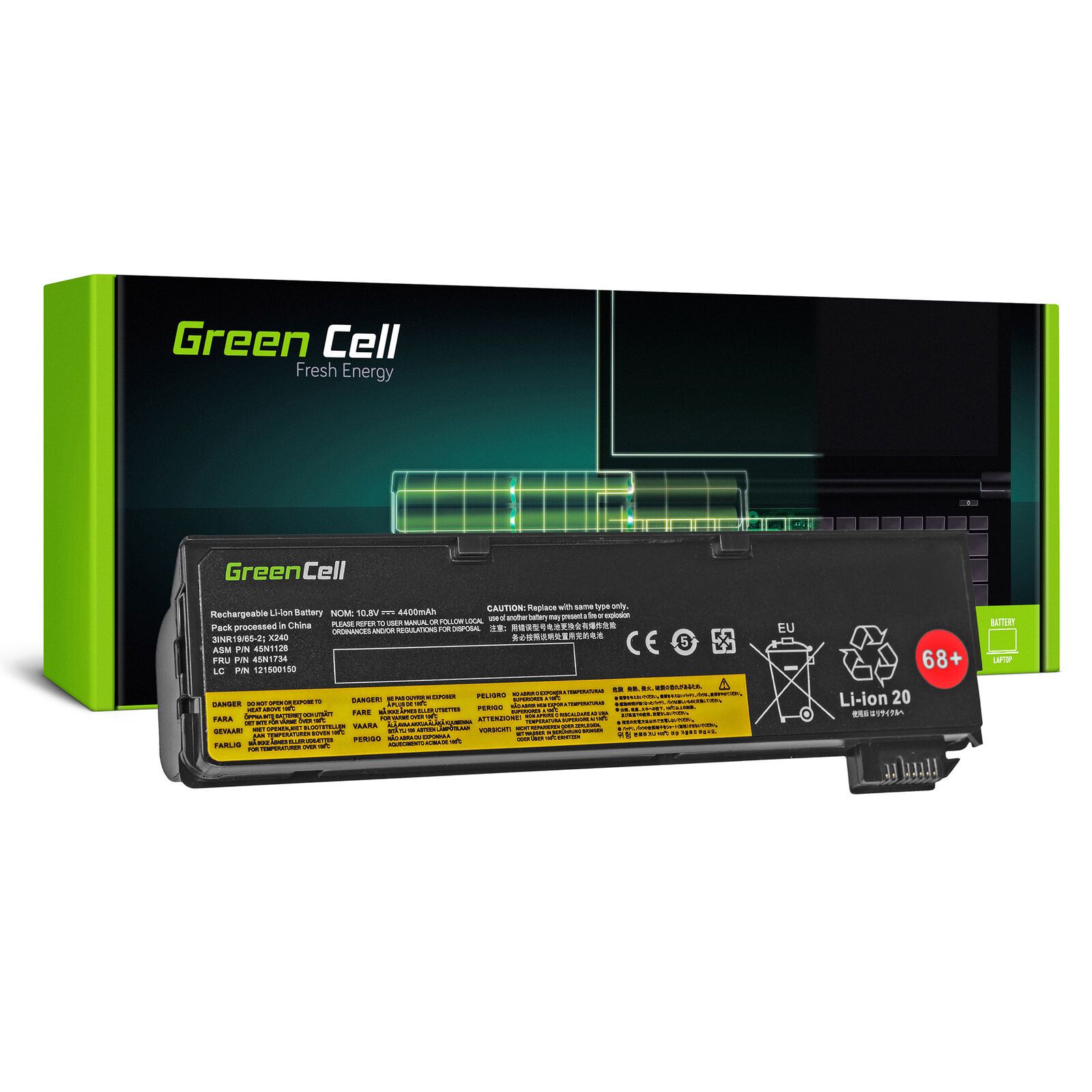 GREENCELL LE95 Acumulator Green Cell pentru Lenovo ThinkPad T470 T570 A475 P51S T25