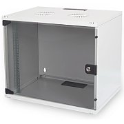 DIGITUS DN-WD19 12U/600 DIGITUS Wallmount cabinet 12U, double section, 600x6000mm, grey RAL 7035
