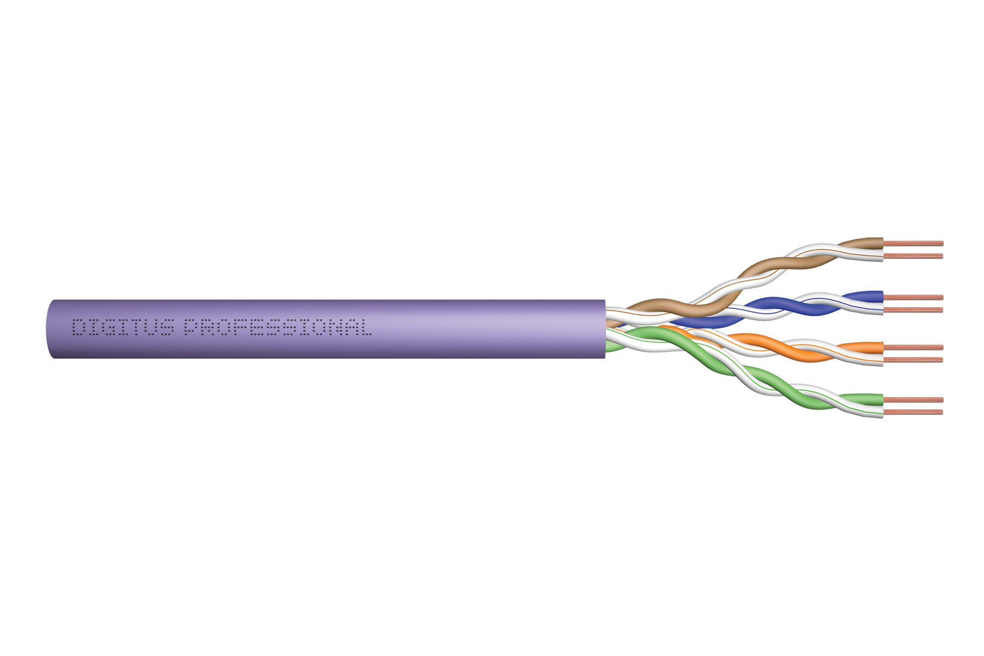 DIGITUS DK-1611-V-305-1 DIGITUS Twisted Pair Installation Cable UTP, CAT 6, Color violet 305M