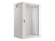 LANBERG WF01-6418-10S Lanberg wall-mounted rack 19 demounted flat pack 18U/600x450mm gray