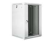 LANBERG WF01-6618-10S Lanberg wall-mounted rack 19 demounted flat pack 18U/600x600mm gray