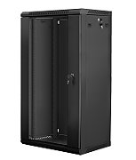 LANBERG WF01-6422-10B Lanberg wall-mounted rack 19 demounted flat pack 22U/600x450mm black