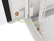 LANBERG WF01-6404-10S Lanberg wall-mounted rack 19 demounted flat pack 4U/600x450mm gray