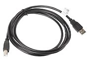 LANBERG CA-USBA-10CC-0018-BK Lanberg cable USB 2.0 AM-BM 1.8m black