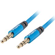 LANBERG CA-MJMJ-10CU-0030-BL Lanberg Premium Cable Audio Mini jack 3,5mm 3pin, 3m Blue