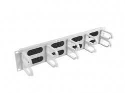 LANBERG AK-1204-S Lanberg cable management brush panel type B, 19, 2U, grey