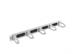LANBERG AK-1203-S Lanberg cable management brush panel type B, 19, 1U, grey
