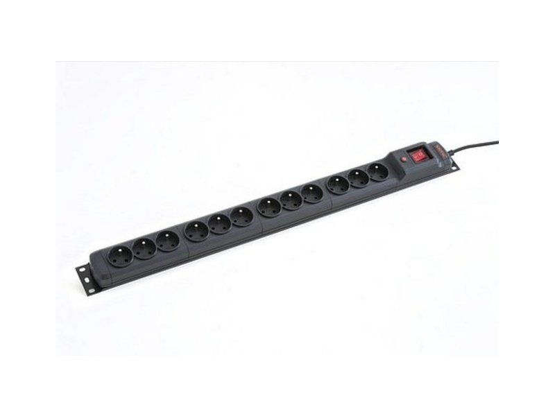 ARMAC M12/16/15/CZ Armac Surge Protection MULTI 12M/16A RACK 19 (12 outlets) 1.5m black