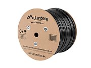 LANBERG LCU6-21CU-0305-BK Lanberg UTP stranded cable CU OUTDOOR, cat. 6, 305m, Black