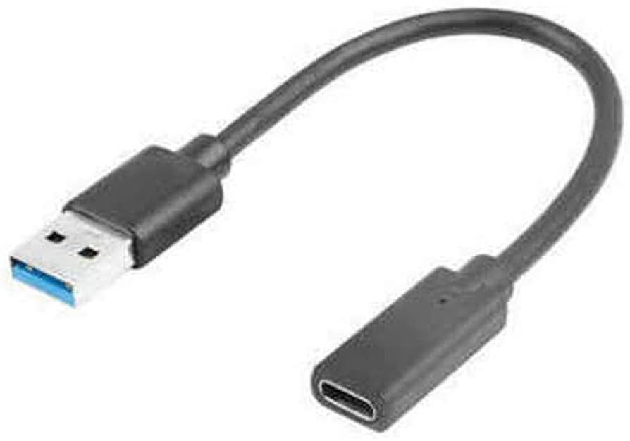 LANBERG AD-UC-UA-03 Lanberg Adapter USB TYPE-C(F)- USB Type-A (M) 15cm Black