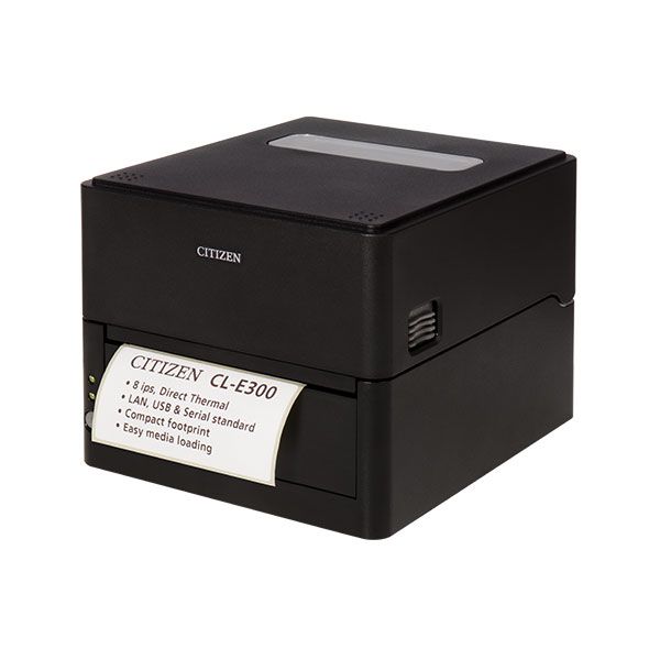 CL-E300 PRINTER LAN USB SERIAL/BLACK EN PWR 300DPI DT 5IN IN