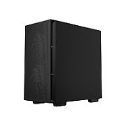 CARCASA DeepCool  CH360 DIGITAL , Mini Tower, ATX, fara sursa, 3xfan, USB 3.2 gen 1 x 1, USB 2.0 x 2, audio, PSU shroud, 4 sloturi expansiune, iluminare ARGB, negru,  R-CH360-BKAPE3D-G-1  (timbru verde 0.24lei)