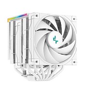 COOLER DeepCool  AK620 Digital WH ,racire aer, 6 mm5 pcs heatpipe, skt. Intel LGA 1700/1200/115x/2066/2011-v3/2011 AMD AM5/AM4, fan 120mm, 500-1850 rpm, conectare 4-pin PWM, LED RGB adresabil,  R-AK620-WHADMN-G  (timbru verde 2 lei)