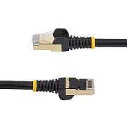 7M CAT6A ETHERNET CABLE BLACK/BLACK - SHIELDED COPPER WIRE