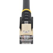 7M CAT6A ETHERNET CABLE BLACK/BLACK - SHIELDED COPPER WIRE