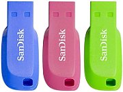 SANDISK CRUZER BLADE USB/FLASH DRIVE 3-PACK - 32GB