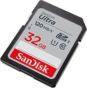 SANDISK ULTRA 32GB SDHC MEMORY/CARD 120MB/S 3-PACK