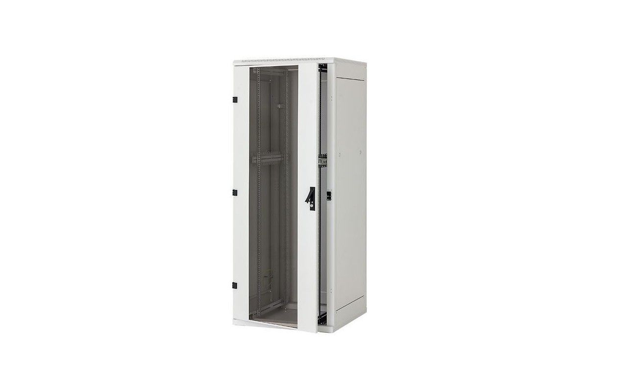 Rack de podea 19 Triton 42U 600x1000mm usa fata sticla panouri laterale/spate detasabile sectiuni pentru ventilatie activa, sectiuni acces cabluri sus/jos/spate IP20 gri