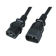 3M POWER CORD C13-C14 - BK/EXTENSION F/M 3 X 1.00/MM