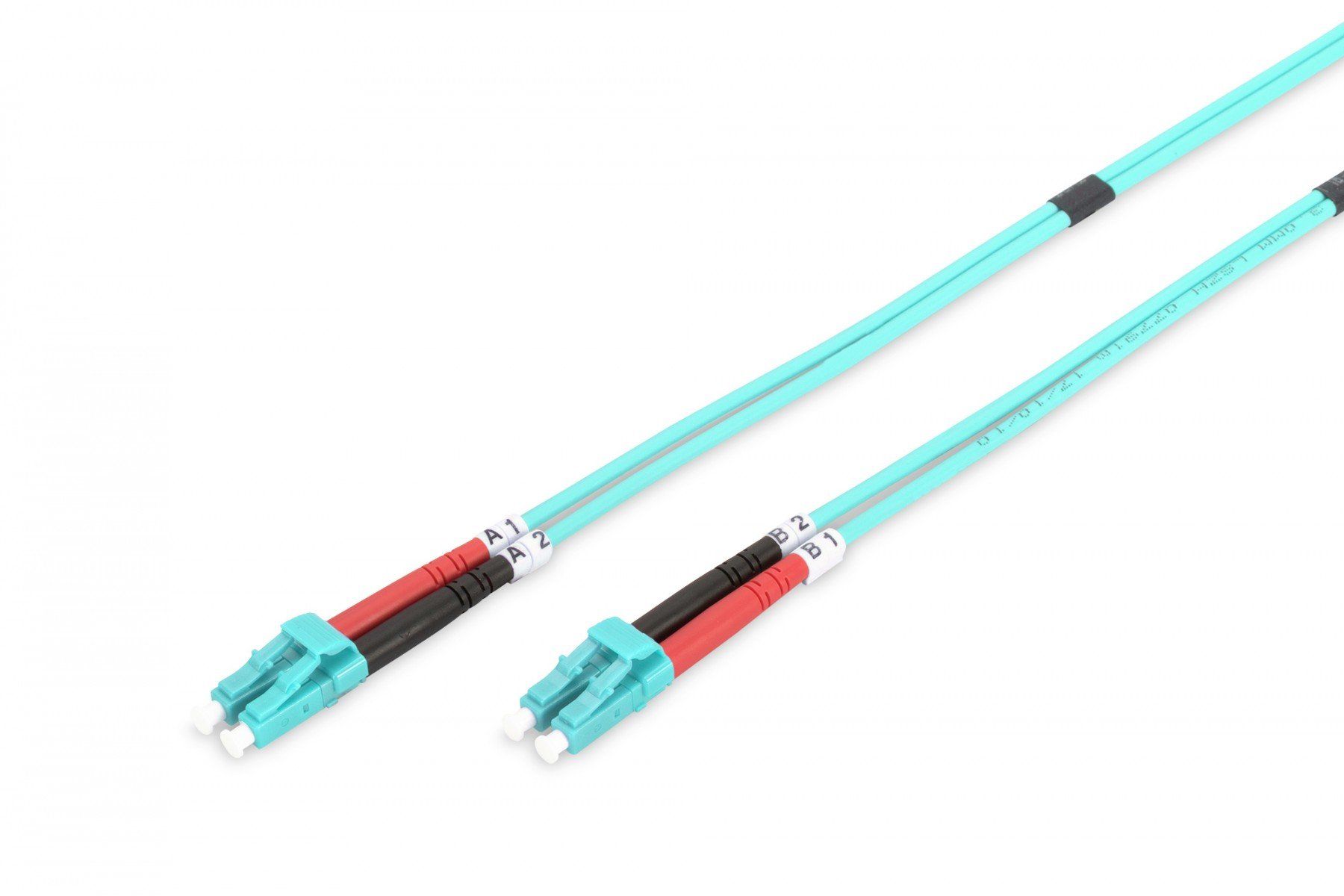 DIGITUS Fiber Optic Patch Cord LC to LC Multimode 50/125m Duplex Length 10m Class OM3