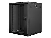 LANBERG WF01-6615-10B Lanberg wall-mounted rack 19 demounted flat pack 15U/600x600mm black