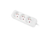 LANBERG PS0-03E-0150-W Lanberg 1.5M White 3X 230V Lanter EXTENSION PL. CABLE FROM FULL COPPER