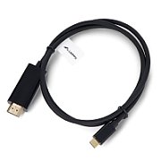 LANBERG CA-HDMI-21CU-0010-BK Lanberg cable HDMI M/M V2.0 1M Black Flat