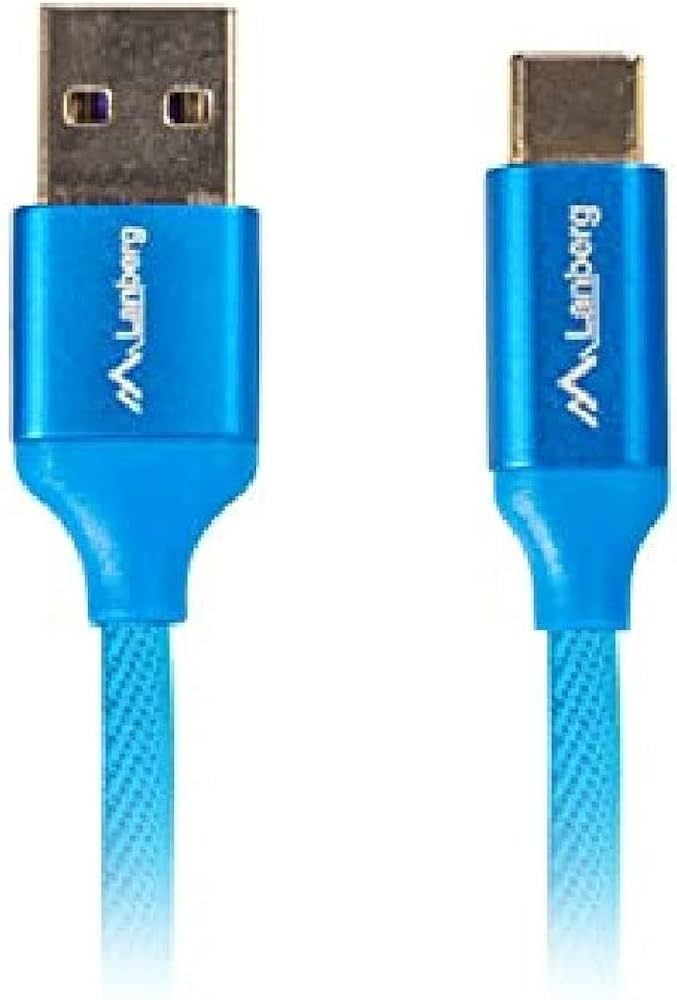 LANBERG CA-USBO-22CU-0005-BL Lanberg cable Premium Quck Charge 3.0 ,USB-C(M)->A(M) 0,5m Blue