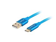 LANBERG CA-USBO-22CU-0005-BL Lanberg cable Premium Quck Charge 3.0 ,USB-C(M)->A(M) 0,5m Blue