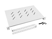 LANBERG AK-1004-S Lanberg fixed shelf 19,1U, 483X300mm max load capacity up to 25kg grey