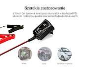 GREENCELL ACAGM06 Automatyczna Ladowarka, Prostownik Green Cell do akumulatorow 6V / 12V (1A)
