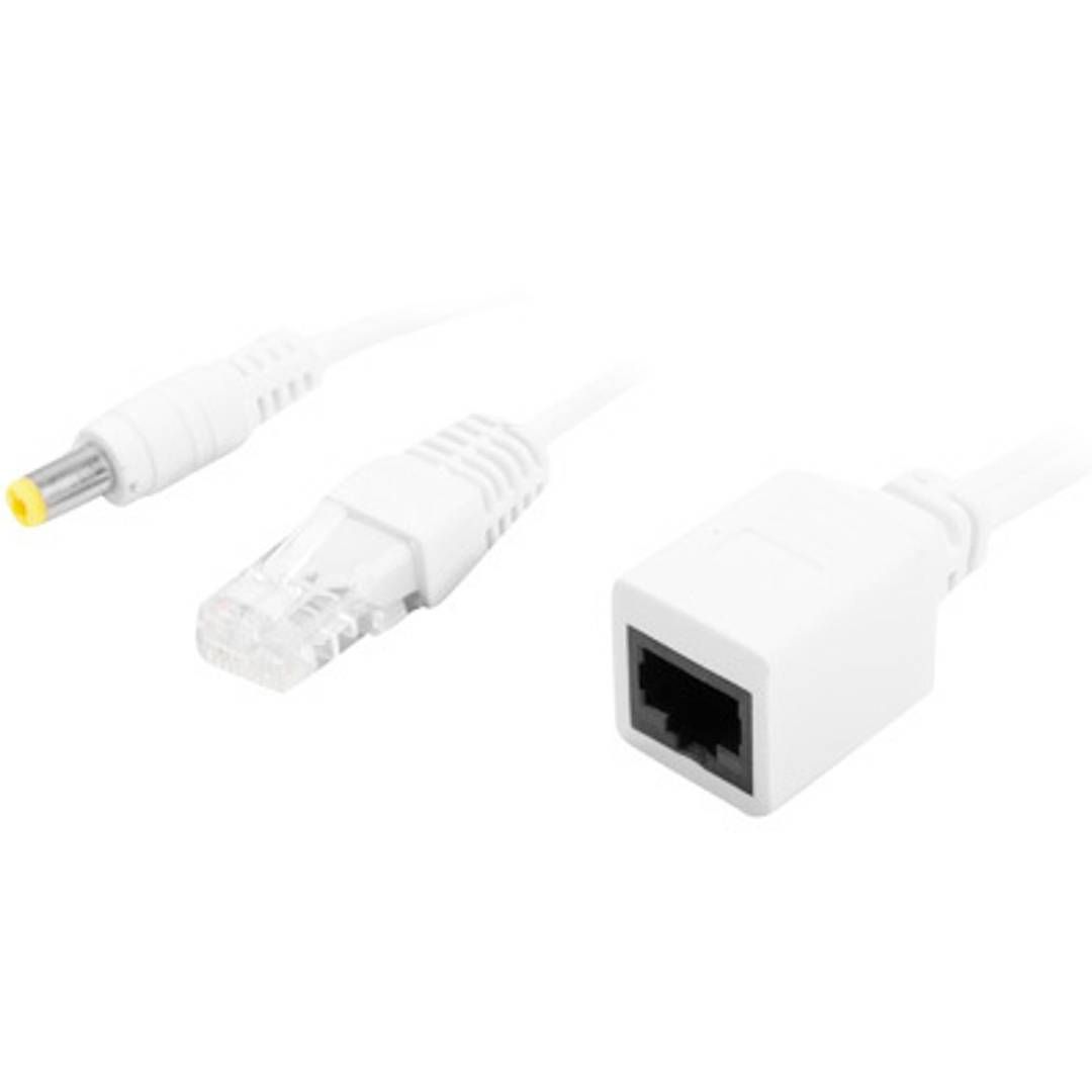 LANBERG AD-POE-0015-W Lanberg PoE Injector Passive UTP Kit, 0,15m