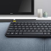 WIRELESS TOUCH KEYBOARD K400+/DARK - NLB - 2.4GHZ CENTRAL