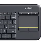 WIRELESS TOUCH KEYBOARD K400+/DARK - NLB - 2.4GHZ CENTRAL