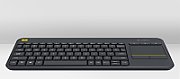 WIRELESS TOUCH KEYBOARD/K400 PLUS BLACK HU VERSION