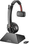 Poly Savi 8210 Office DECT 1880-1900 MHz Single Ear Headset EMEA - INTL English Loc  Euro plug