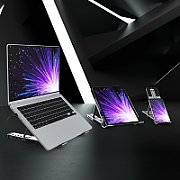 LAPTOP STAND WITH USB 4-PORT/HUB