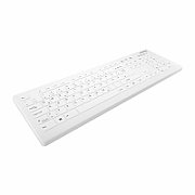 AK-C8112 MEDICAL KEYBOARD WL/WHITE