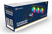 Silverstone Cooler CPU Silverstone IceGem 360 ARGB, AM5 / TR5 / SP6 Ready, racire cu lichid, Black, SST-IG360-ARGB