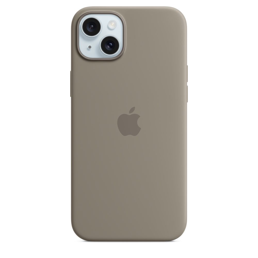 IPHONE 15 PLUS SILICONE CASE/WITH MAGSAFE - CLAY
