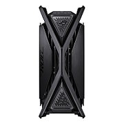 Carcasa ASUS ROG HYPERION GR701 BTF EDITION Full Tower NEGRU, Tempered Glass, Sloturi Expansiune 9+3 verticale, Drive Bays: 2x3.5/2.5  5x2.5 , Ventilatoare Suportate: 7 (spate: 1x120mm sau 1x140mm, fata: 3x120mm sau 3x140mm, sus: 3x120mm sau 3x140mm), Ventilatoare Incluse: 4 (spate: 1x140mm, fata