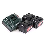 METABO BATTERY PACK 3x5.2Ah + ASC CHARGER 30-36 V
