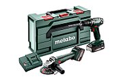 METABO COMBO SET 18V 2.4.3 (BS18+W18) 1x4 0Ah  1x2 0Ah METABOX