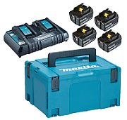 MAKITA POWER SUPPLY KIT 18V (BL1850Bx4+DC18RD) MAKPAC