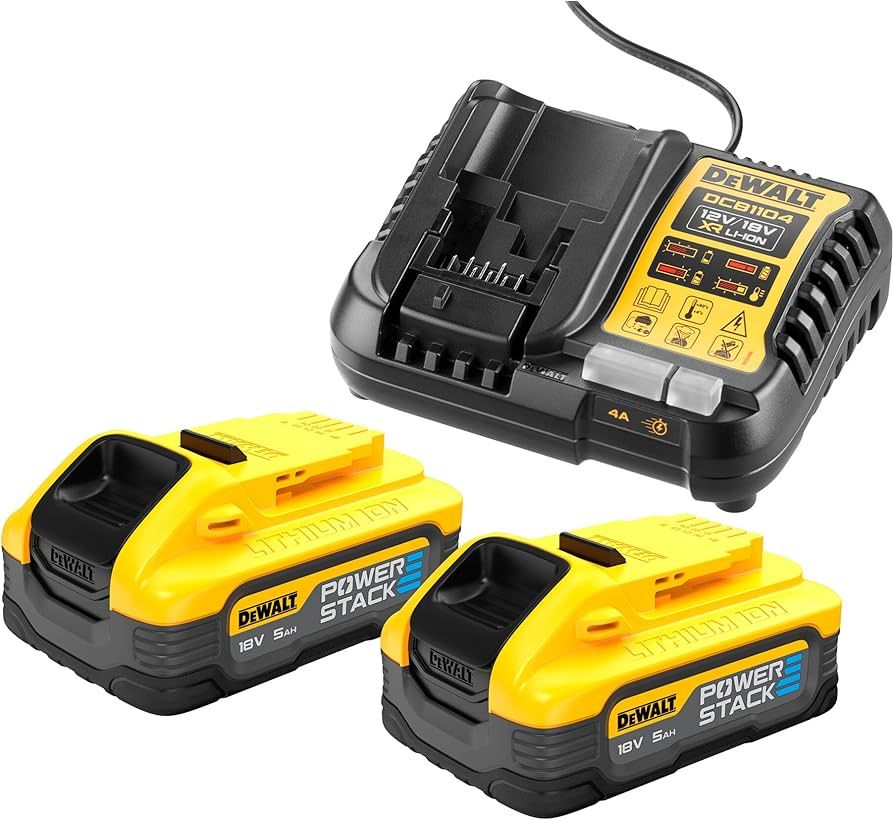 DEWALT CHARGER DCB1104 +2x2.0Ah DCB1104D2