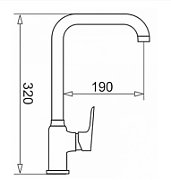KITCHEN TAP PYRAMIS SILVIO BEIGE SAND014
